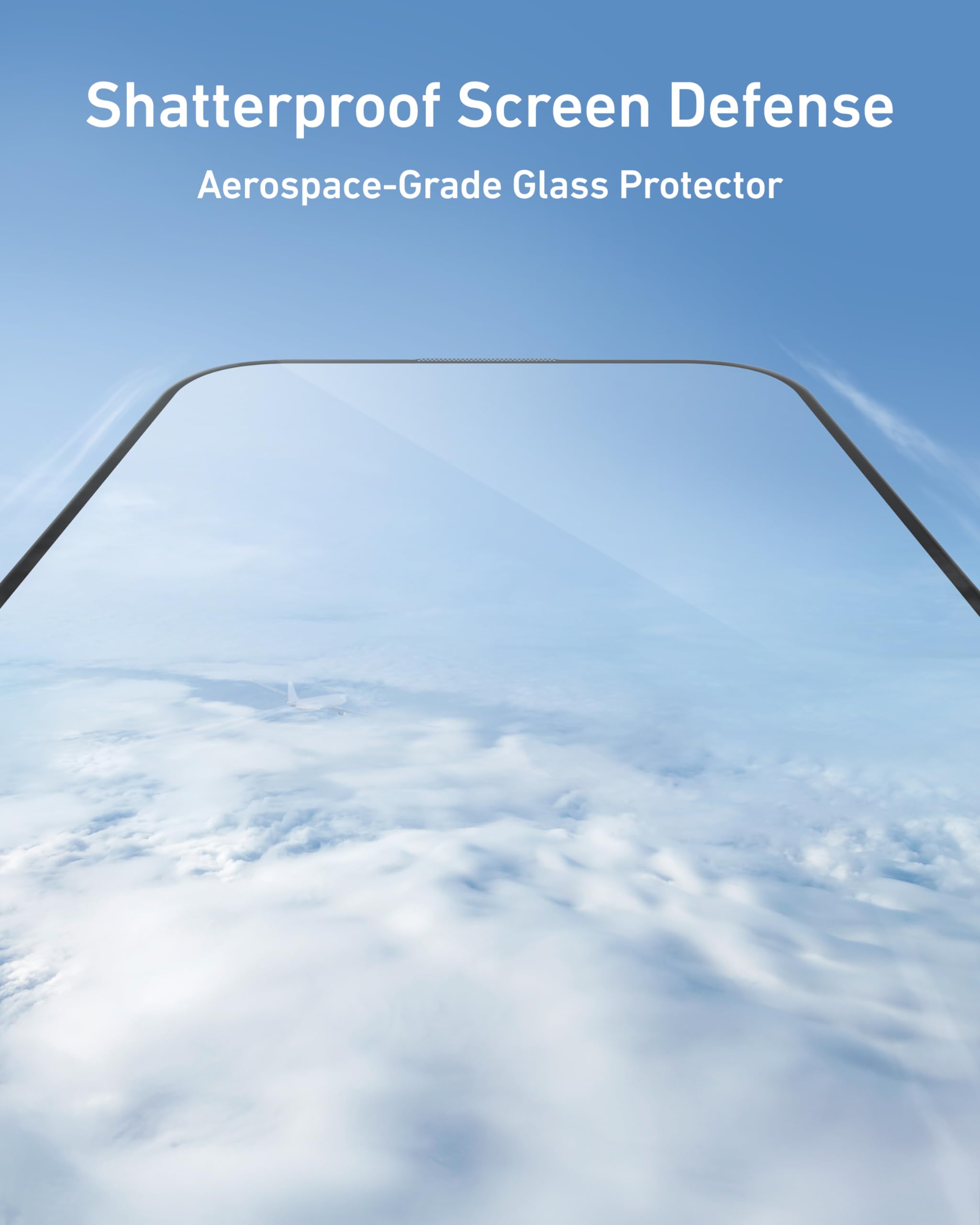 Anker Screen Protector Kit (Aerospace-Grade Glass, 2-Pack)