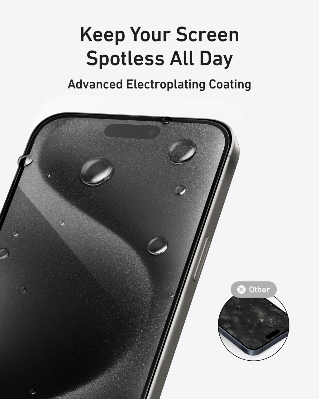 Anker Screen Protector Kit (Aerospace-Grade Glass, 2-Pack)